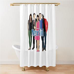 Lover Gifts New Girl Cast Gift For Movie Fans Shower Curtain