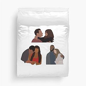 New Girl End Game Couples Duvet Cover