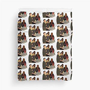 New Girl Nick, Schmidt, Winston, Coach Duvet Cover