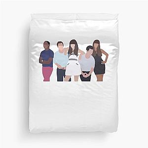 Music Vintage Retro New Girl Sticker Love You Fans Duvet Cover