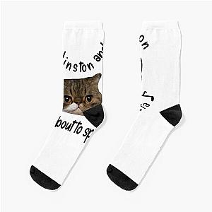 Music Retro New Girl Winston And Ferguson Gifts Music Fans Socks