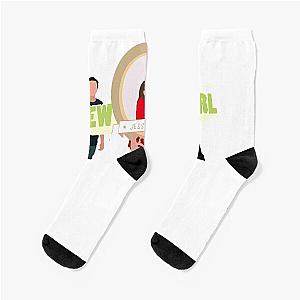 Funny Man New Girl Intro Awesome For Music Fans Socks