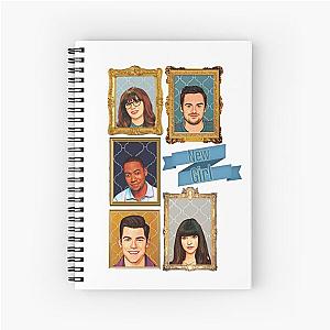 New girl  Spiral Notebook