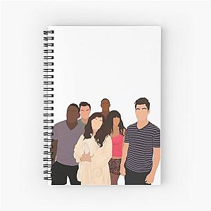 Unofficial New Girl Spiral Notebook