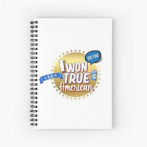 New girl true American  Spiral Notebook