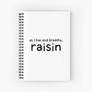 Raisin - Winston - New Girl Spiral Notebook