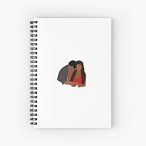 New Girl Cece and Schmidt Spiral Notebook