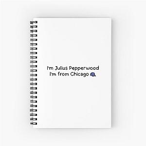 Julius Pepperwood - Nick Miller - New Girl - Chicago Spiral Notebook