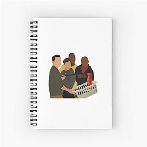 New Girl Nick, Schmidt, Winston, Coach Spiral Notebook