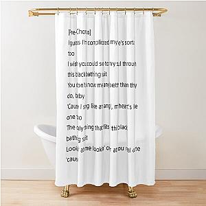 Black Bathing suit - Lana del Rey Blue Banisters lyrics Shower Curtain