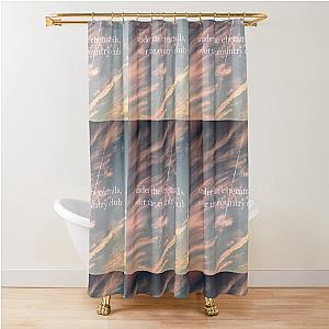 Chemtrails Over the Country Club lana del rey lyrics aesthetic Shower Curtain