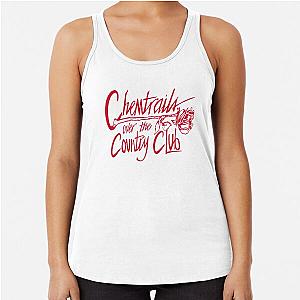 Chemtrails over the Country Club Lana Del Rey (Red on White)  Racerback Tank Top