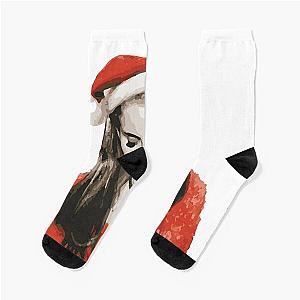 Lana Del Rey Christmas Socks