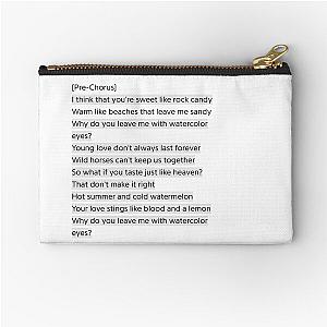 Lana del Rey - Watercolor eyes lyrics Zipper Pouch