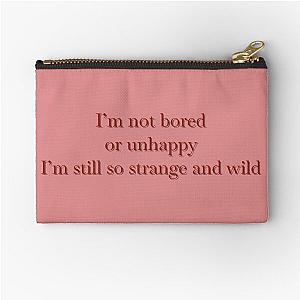Chemtrails Over the Country Club lana del rey lyrics  Zipper Pouch