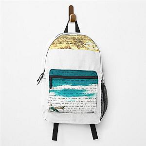 lana del rey ride monologue cursive Backpack