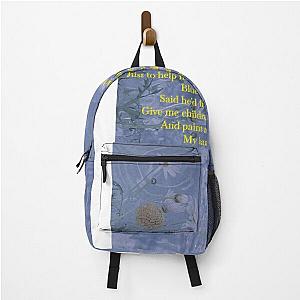 Lana del Rey - Blue Banisters lyrics sticker Backpack