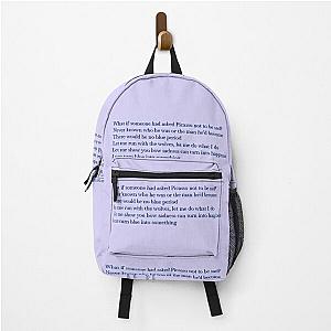 Beautiful- Lana del Rey Blue Banisters lyrics Backpack