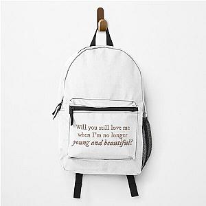 Young and Beautiful Lana del Rey lyrics Backpack