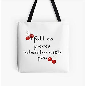 Lana Del Rey lyrics (Cherry) All Over Print Tote Bag