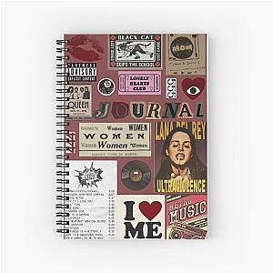 lana del rey journal Spiral Notebook