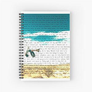 lana del rey ride monologue cursive Spiral Notebook