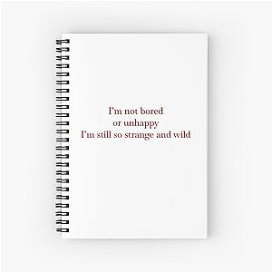 Chemtrails Over the Country Club lana del rey lyricsActive  Spiral Notebook