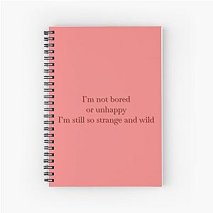 Chemtrails Over the Country Club lana del rey lyrics  Spiral Notebook