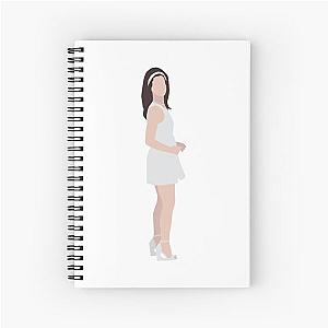 Lana Del Rey In White Spiral Notebook