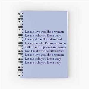 lana del rey let me love you like a woman cocc  Spiral Notebook