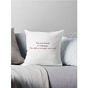 Chemtrails Over the Country Club lana del rey lyricsActive  Throw Pillow