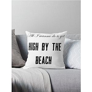 Lana Del Rey High By The Beach Throw Pillow