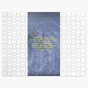 Lana del Rey - Blue Banisters lyrics sticker Jigsaw Puzzle