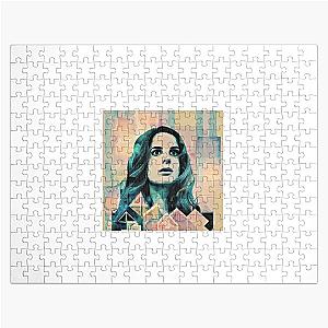 composition with Lana Del Rey  Jigsaw Puzzle