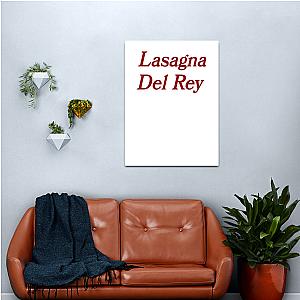 Lasagna Del Rey Canvas Print Premium Merch Store