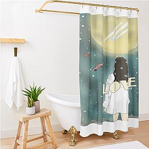 Lana Del Rey Love Shower Curtain Premium Merch Store