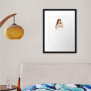 Lana Del Rey Comic Book Style Framed print Premium Merch Store