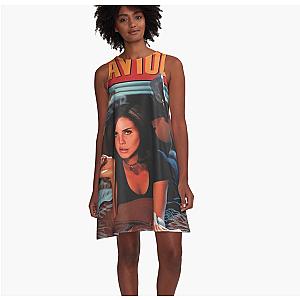 Lana Del Doing Pulp Fiction A-Line Dress Premium Merch Store