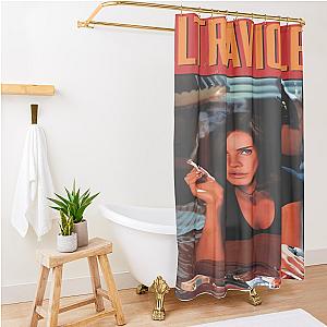 Lana Del Doing Pulp Fiction Shower Curtain Premium Merch Store