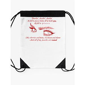 Lana Del Rey Cherry Lyrics Drawstring Bag Premium Merch Store