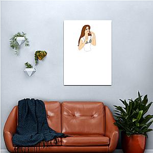 Lana Del Rey Comic Book Style Canvas Print Premium Merch Store