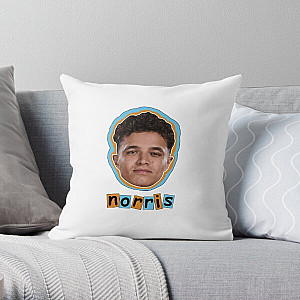 Formula One 2023 Lando Norris Throw Pillow RB1210