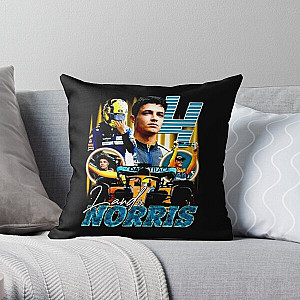 Bootleg Lando Norris Rap Throw Pillow RB1210