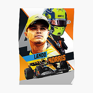 2023 Low Poly Lando Norris  Poster RB1210