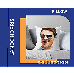 Lando Norris Throw Pillow