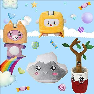 28-30cm Lankybox Foxy Boxy Rocky Canny n' Sticky Set Plush