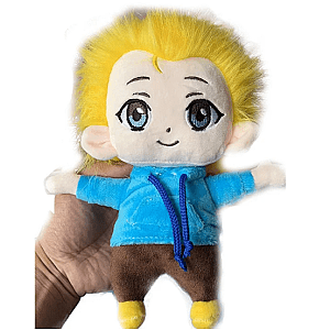 20cm Yellow Blue Adam Lankybox Plush