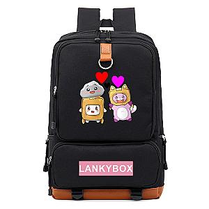 Lankybox Black Boxy Foxy Rocky Capacity Backpack