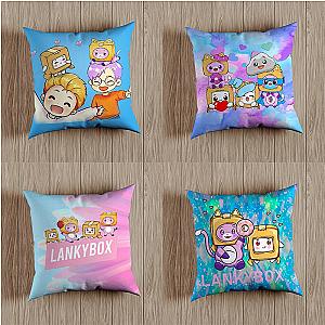 Lankybox Boxy Foxy Colorful Decorative Pillows For Sofa