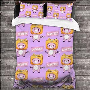 Lankybox Foxy Boxy Cartoon Cute Bedding Set